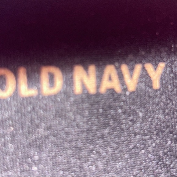 Old Navy Black Suede Ankle Booties with‎ Block Heel - Picture 3 of 4